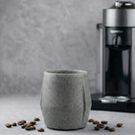 KRUG Kaffeetasse Kaffeebecher basalt-grau mit Kaffeemaschine ohne Verpackung