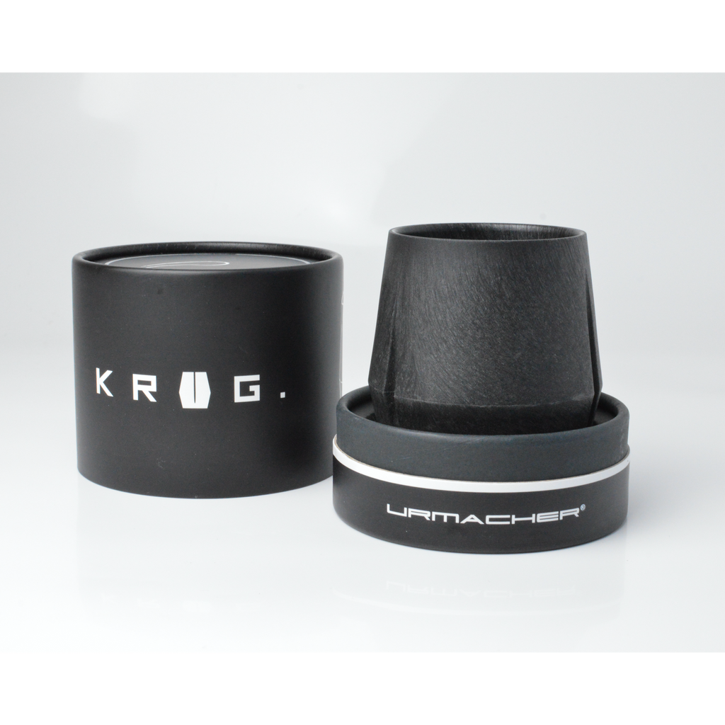 KRUG Kaffeetasse Kaffeebecher schiefer-schwarz mit Verpackung